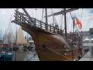 La Santa Maria ouverte au public à l'occasion du festival de Chant de marin à Paimpol