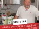 Sinistré de l'incendie de l'Aude : Gilles Goujon de retour à son restaurant pour constater les dégâts