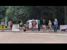 Anti-Atomkraft-Demo im Dreiländereck