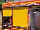 Incendie dans un immeuble dans le centre-ville d'Alès samedi 28 juin 2025