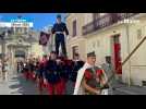 VIDÉO. Revivez le « triomphe du prix d'honneur » du Prytanée en plein centre-ville de La Flèche