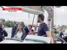 VIDÉO. Millénaire de Caen. La Nébuleuse s'apprête à partir pour la parade maritime