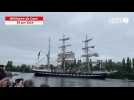 VIDÉO. C'est parti pour la parade maritime du Millénaire de Caen