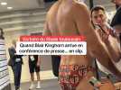 Victoire du Stade toulousain : Blair Kinghorn arrive en slip à la conférence de presse