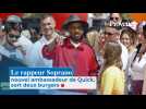 Le rappeur Soprano, nouvel ambassadeur de Quick, sort deux burgers