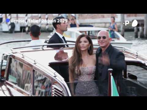 VIDEO : Jeff Bezos et Lauren Sanchez Bezos se…