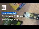 Trois jeux de société à glisser dans sa poche