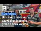 Sylvain et Alexandre sont allés sauver des personnes menacées par les flammes