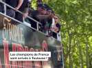 Rugby : Les joueurs du Stade Toulousain sont arrivés à Toulouse !