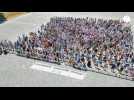 VIDÉO. Un drone capture les 1 000 cousins de ce rassemblement de famille XXL en Maine-et-Loire