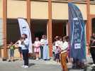 L'inauguration du chantier de rénovation et de réhabilitation de l'école d'Hesdin-la-Forêt.