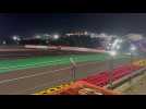 Les GT3 montant le Raidillon de nuit