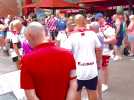 Les supporters du Hull Fc ont prient possession de la place de Verdun de Perpignan