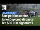 Une pétition contre la loi Duplomb dépasse les 500 000 signatures