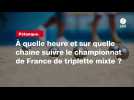 VIDÉO. Pétanque. À quelle heure et sur quelle chaîne suivre le championnat de France de triplette mixte ?