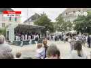 VIDÉO. La fanfare de Cesny-Bois-Halbout met l'ambiance sur le marché de Falaise, ce samedi