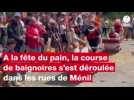 VIDÉO. Une course de baignoires inédite dans les rues de Ménil