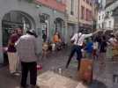 Chalon dans la rue : après la pluie rue aux Fèvres