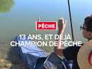 Hugo, 13 ans, champion de pêche en eaux douces