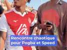 Cris, « fat ass »... les images de la rencontre un peu chaotique entre Speed, Pogba et leurs fans
