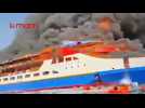 VIDÉO. Les images de l'incendie dramatique d'un ferry en Indonésie