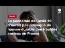 VIDEO. La pandémie de Covid-19 n'aurait pas provoqué de hausse durable des troubles anxieux en France