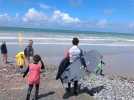Initiation au surf pour le groupe des 6 ans à Mers Les Bains