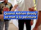 Quand Adrien Brody se met à la peinture
