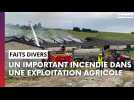Un important incendie dans une exploitation agricole ardennaise