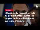 VIDEO. « Manque de respect » : tollé au gouvernement après les propos de Bruno Retailleau sur le macronisme