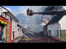 Gebäudebrand in Valender; Feuerwehreinsatz in Valender