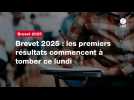 VIDEO.Brevet 2025 : les premiers résultats commencent à tomber ce lundi
