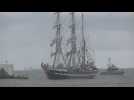 Au Havre, les grands voiliers ont pris le large