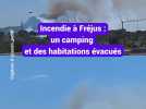 Un feu de végétation à Fréjus, des milliers de mètres carrés dévastés