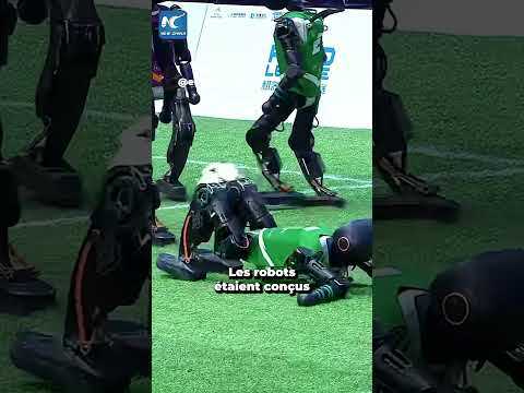 Ils ont remplacé les joueurs de foot par des robots !  #football  #robot  #match  #foot  #shorts