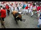 VIDÉO. Espagne : habitants et touristes ont participé au premier lâcher de taureaux de la San Fermin