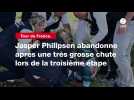 VIDEO. Tour de France. Jasper Philipsen abandonne après une très grosse chute lors de la troisième étape