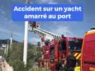 Un homme fait lourde chute sur un yacht à cannes