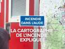Incendie à Narbonne : la carte de situation des pompiers expliquée