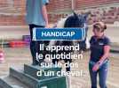 Handicap : il apprend le quotidien sur le dos d'un cheval