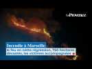 Le feu en nette régression à Marseille, 750 hectares dévastés, les victimes accompagnées