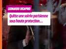 Leonardo DiCaprio aperçu en train de quitter une soirée parisienne