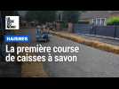 La première course de caisses à savon à Haisnes