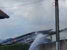 Un incendie en cours dans une grange à Rocourt.