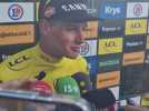 Tour de France: Van der Poel garde son maillot jaune après l'étape Amiens-Rouen