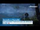 Incendie à Marseille : les pompiers 