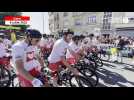 VIDÉO. Tour de France à Caen : ces stars ont enfourché leurs vélos pour la bonne cause