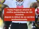 Cyclisme - Il a atteint le mur du cent sur le Tour de France : les stats démentes de Tadej Pogacar