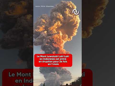 Un nuage de cendres GÉANT de 18 km de HAUT !