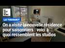 On a visité la nouvelle résidence pour saisonniers : voici à quoi ressemblent les studios